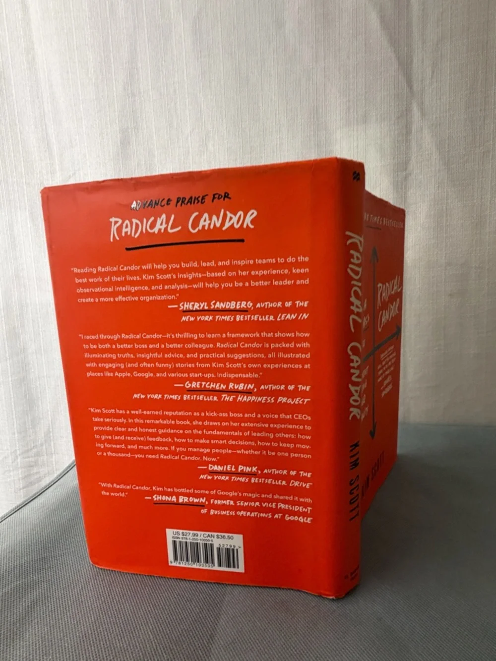 Kim Scott Radical Candor Hardcover Book Leadership Excellent Condition(F148)